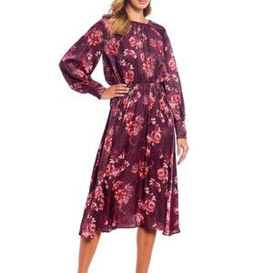 NWT Alex Marie Midi Length Floral Dress sz 12